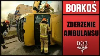 Motoambulans -  Rozbita karetka, potrącenie, zasłabnięcie, ręka i manekin...