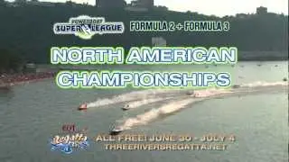 2012 EQT Pittsburgh Three Rivers Regatta 30 Second Powerboat Racing TV Commercial