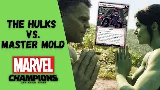 Marvel Champions The Hulks vs. Master Mold with @D20Woodworking