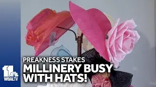 Millinery busy preparing hats for 149th Preakness