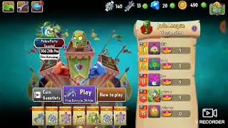 Plants Vs Zombies 2 Arena Jade League Testing out the Gold Bloom and the opponent failing miserably