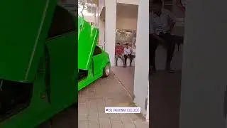 Dg Vaishnav college function #car#college#stund#shorts