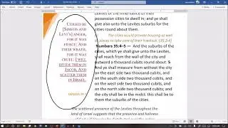 2021_02_28 The Life of Moses (Levitical cities) &ndash; Part 1