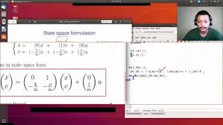 #MATLAB/#OCTAVE : Animation of  SPRING MASS SYSTEM by solving its mathematical model