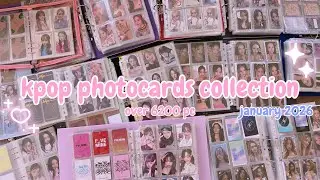 start of 2026 entire kpop photocards collection ! 27 binders (twice, loona, &aelig;spa, iz*one ect.)