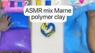 ASMR & COLOR’S  MIX from polymer clay 🌈😍(compilation video)#4 #mix #polymerclay 