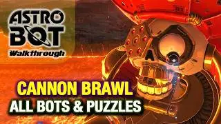 Cannon Brawl Walkthrough: All Bots & Puzzle Pieces (Astro Bot Guide)