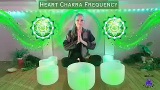 Heart Chakra Frequency | 💚 Attract Love | Let Go of Emotional Pain | Sound Bath 432 hz