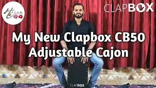 My New Clapbox Cajon | Cb 50 Adjustable cajon | Hiren Creations #hirencreation #cajon #clapbox