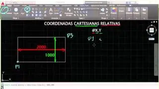 AutoCAD 2016 (8) Coordenadas relativas