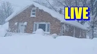 LIVE Buffalo Blizzard Storm Cleanup 12-27-22