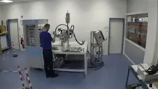 Aufbau einer FichterDosierstationHandverguss FDH im Zeitraffer