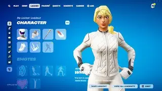 WHITEOUT SKIN | Gameplay (Fortnite Battle Royale)