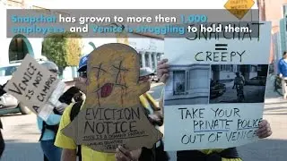 Snapchat Protest In Venice Beach