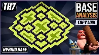 The BEST TH7 HYBRID/TROPHY Base 2021!! | Town Hall 7 (TH7 ) Hybrid Base Design-Clash of clans.