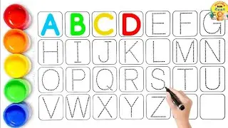 ABCD| A for apple 🍎| B for Ball 🏀| C for Cat 😺| #abcd​ @divishakids 