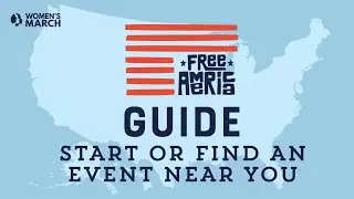 Find A Free America Event Near You | Host An Event on the Women's March MAP #FreeAmerica