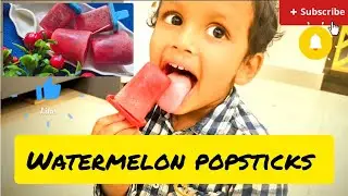 బుజ్జి బుజ్జి మాటలతో ఈ video Summer 🏝️ 🌞 special watermelon 🍉 ice 🍦 popsticks