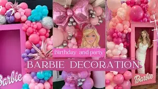 barbie theme decoration ideas|barbie party decoration|barbie birthday decoration #barbie