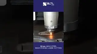 Unleashing Precision and Power: 30mm MS Cutting with SLTL Group High-Power Fiber Laser Cutting