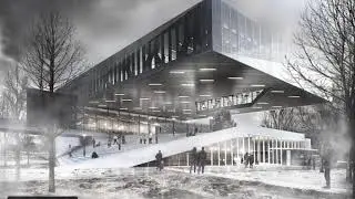 Architectural Snow Manipulation using AUTO-VIZ Photoshop, By Fares Nbali