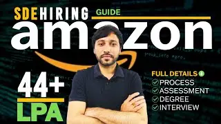 Amazon Software Engineer Hiring 2025 | Amazon Job Application Process | Freshers Hiring