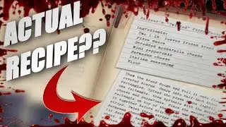 AN ACTUAL RECIPE TO FAZBEAR'S PIZZA ? ? ? || FNAF : The Freddy Files { Ch. 1 & 2 }