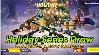 *New* Holiday Series Draw Season 11 | 6 Legendary Draw | Codm Free Legendary | Codm Season 11 leaks