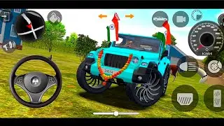 Modified Mahindra Thar😈Games:Indian Cyan Thar (Gadi Wala Games) Car Game Android Game - #2025