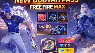 New Booyah Pass in Free Fire MAX 😍 | All Rewards, Bundle & Gun Skin | Worth It?