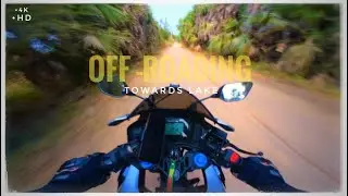 R15V4| Off-roading|Under The Moon|lake|POV |#yamaha #bikeride #youtube #video #r15v4 