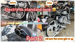 Royal Enfield Electra bullet restoration in standard 🤩|standerd| #royalenfield #restoration#bullet