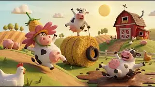🎵 Animal Sounds Song | Fun Farm Animals Sounds for Kids | Cow Sheep Pig Dog Cat Duck Horse