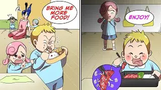 This kid in my class kept stealing food from us, but then... [Manga Dub]