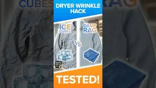 Ice Cubes vs. Damp Rag: Best Dryer Hack for Wrinkle Removal?