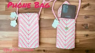 💥Super easy|Crochet Bag|Crochet Tutorial |Hướng dẫn móc túi đựng điện thoại đơn giản cho người mới