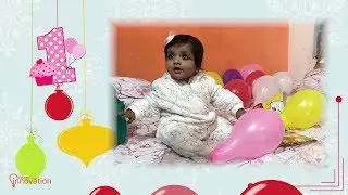 First Birthday Invitation Video | Whatsapp Invitation | Celebration Ideas |Anya Srivastava