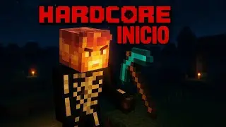 inici&eacute; un mundo HARDCORE en MINECRAFT... Dia 1