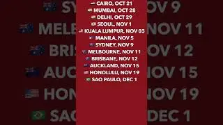 Russ Official World Tour list is OUT + New song BET teaser 🔥🔥