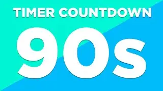 90 Second Timer - Countdown Stopwatch (Free) - Alarm Sound Effect at End