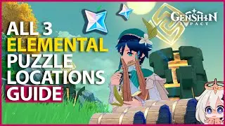 All 3 Elemental Pillars Puzzle Guide In Pudding Isle Electro, Anemo, Geo Genshin Impact 2.8