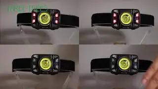 COB Rechargeable Headlamp,LED Head Lamp Flashlight 5 Lighting Modes