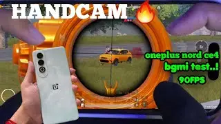 ONEPLUS NORD CE 4 BGMI TEST 120 FPS🔥 oneplus nord ce4 unboxing