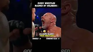 Every Wrestler injured by Goldberg ! #shorts #wwe #goldberg