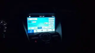 Dark Theme Ford Escape Sony SYNC 3 System.