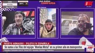 Fausto Arnaudo - Piloto de Arroyito en la F4 espa&ntilde;ola se suma a las filas del equipo 