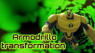 Ben10 ultimate alien Armodrillo transformation in real life. Ben10 ultimate alien Armodrillo.