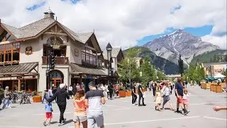 BANFF Walking Tour 4K🇨🇦 Canada Travel