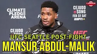 Mansur Abdul-Malik on Maintaining Finishing Rate, Keeping Eye on Middleweight Division | UFC Seattle