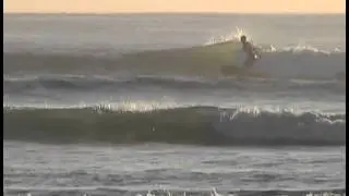 NZ Surfing Orewa Longboarding (starring Trent Lillis)